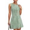 Women's Summer Dress Casual Sleeveless Round Neck Classic Print Vest Sundress