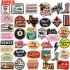 10pcs /Lots Western Cowboys Embroidered Patches Letter Patch Iron On Patches For Clothing Thermoadhesive Patches Jackets Hats Diy 