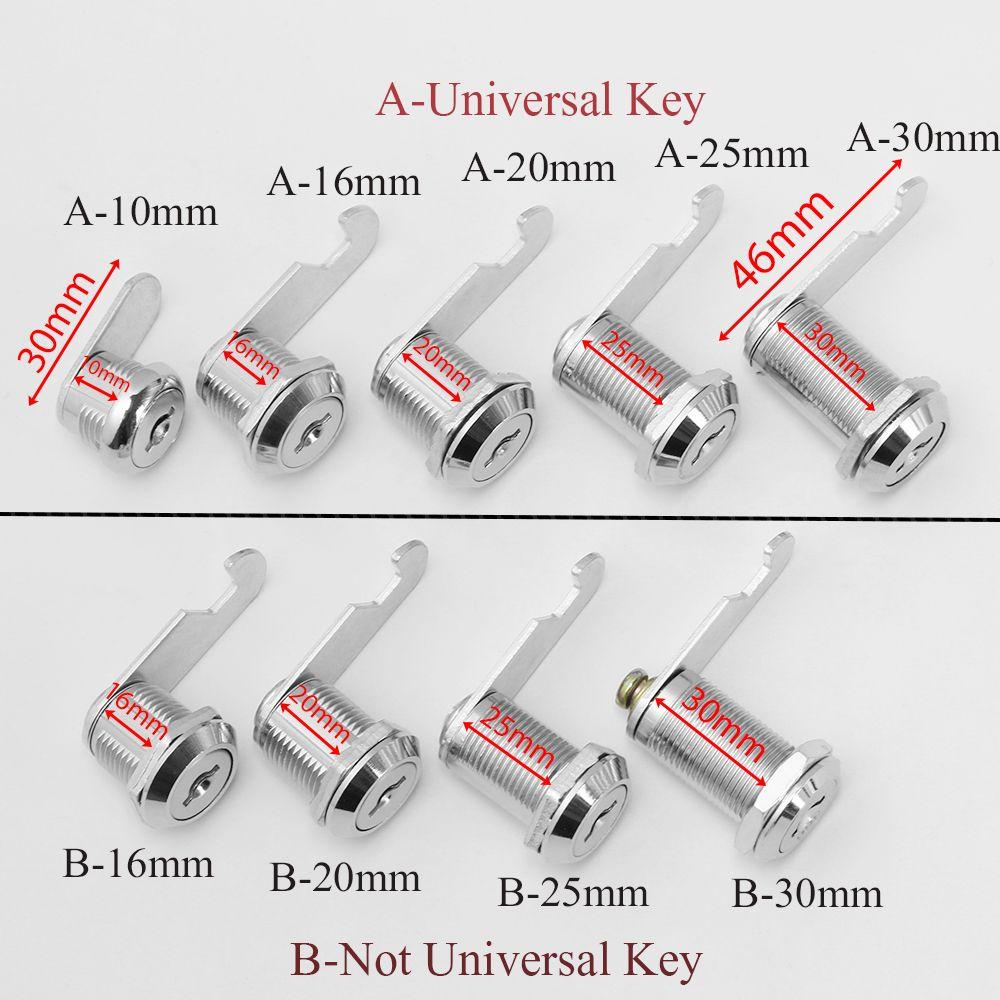 Protect Goods Furniture Hardware Drawer Cam Lock Cupboard Padlock Locksmith Tool Door Lock Cylinder