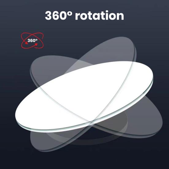 HD-compatible Rear View Mirror Auxiliary Lens 360 Degree Rotation Degree Adjustabe No Rim Waterproof Convex Blind Spot Mirror for Car Van Trucks