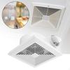 Bathroom Exhaust Fan Ventilation Portable Compact Square Efficient Easy Installation Quiet