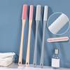 Foot Scrubber Brush Anti-Itch Exfoliating Brush Head Soft Bristles Long Handle Toe Cleaning Brush for Deep Cleaning Easy To Use And Clean