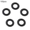 100Pcs Engine Oil Drain Plug Gasket Kit Car Rubber Petrol Drain Seals For Chevrolet For Opel 3536966 Engine Sealing O-Ring Set