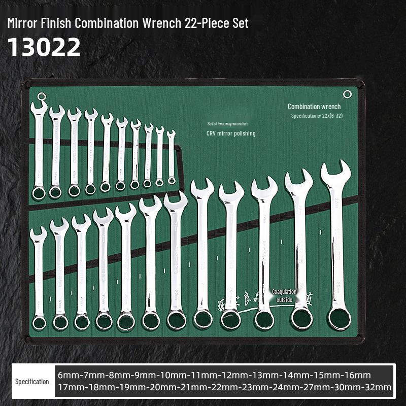 Combination Torx Ratchet and Open-End Wrench Set