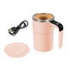 Self-Stirring Magnetic Coffee Cup with Temp Display 304 Stainless Steel Magnetic Stirrer Leak-proof Coffee Mug Drinkware