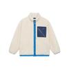 Lining Badfive Lamb Fleece Jacket With Contrast Patch Pockets And Velvet Thicken Warm Men Outerwear Off-White AFDSA67-1