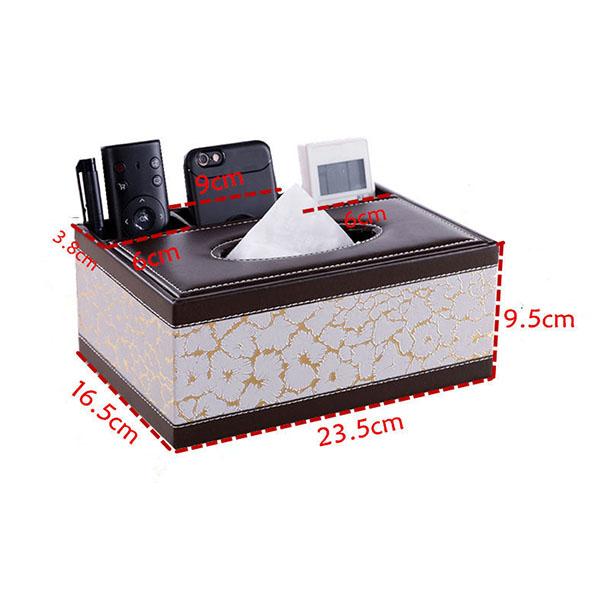 WTEMPO Simple Multifunctional Paper Towel Box Suction Box Tea Table Living Room Remote Control Household Storage Box