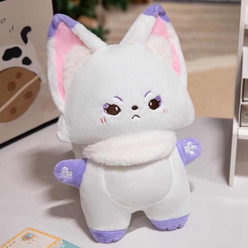 Cute Cartoon Fox Plush Toy Lovely Soft Stuffed Animal Doll Home Decor Gifts For Kids