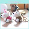 West Highland Dog Plush Toy Keychain Pp Cotton Stuffed Gift For Kids Girls