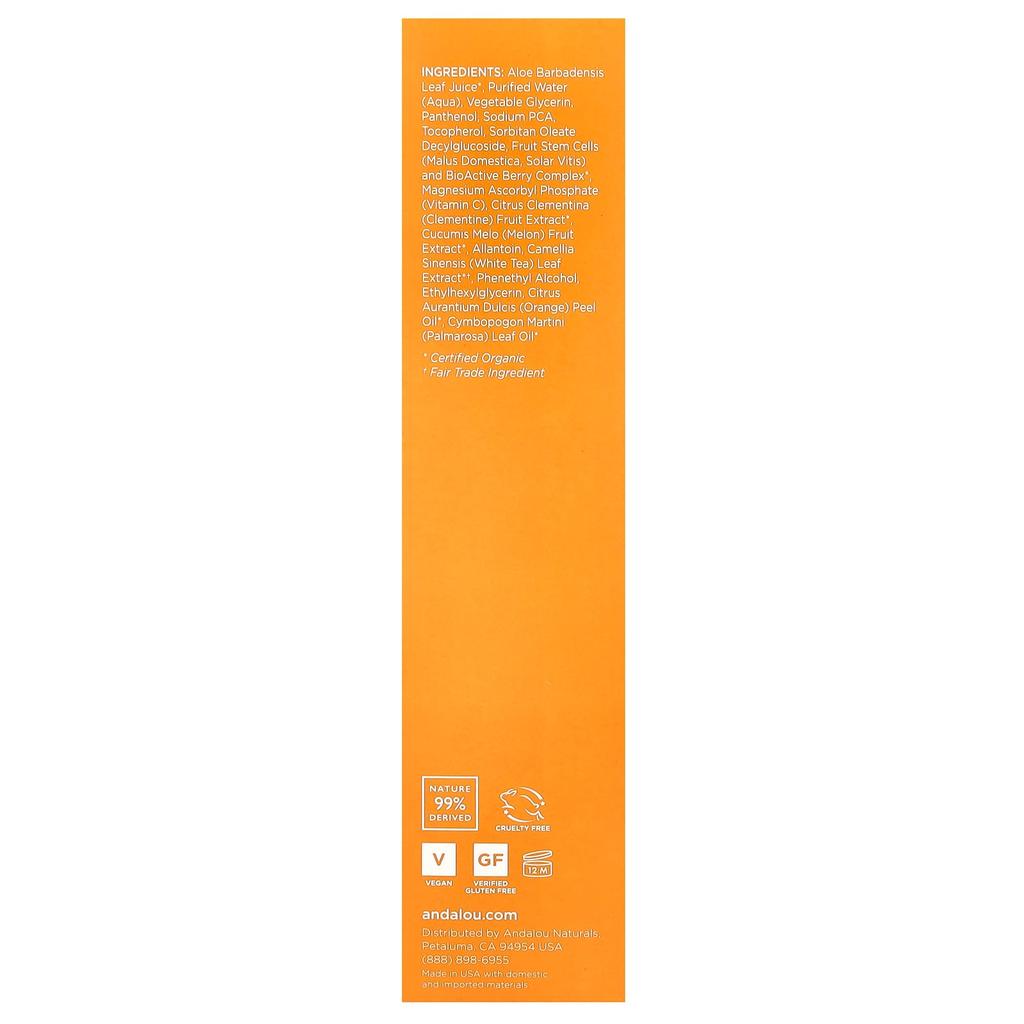 Illuminating Toner, Clementine+C, Brightening, 178Ml(6Fl Oz)