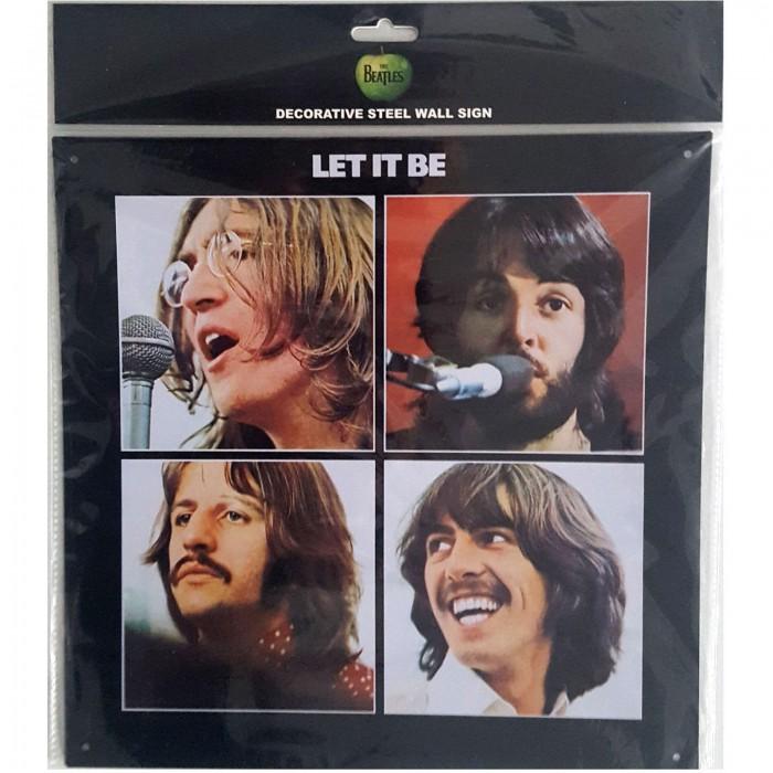 The Beatles Let It Be Steel Sign