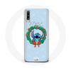 Case for Samsung Galaxy A70 Stitch Snow Merry Christmas Blue