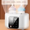 Baby Bottle Warmer Sterilizers Dryer Quick Heat Breastmilk Time Adjustment Baby Bottle Heater Adjustable Temperature Bottle Warmer for Travel