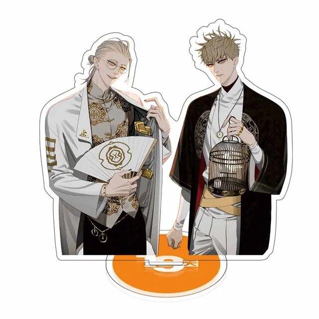 Hot Anime 19 Days Acrylic Figure Stand Model Toys Old Xian Hetian Jian Yi Character Model Desk Decor Cosplay BL Fans Collestive