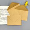 50pcs Brown Envelopes, European Blank Greeting Card, Invoice Bag, Business Card Bag