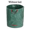 120-500L Garden Yard Waste Bag With Lid Foldable Leaf Collection Trash Can Reusable Fallen Leaves Outdoor Gardening Storage Bag