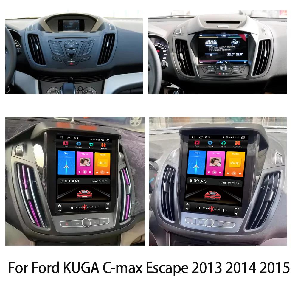 Multimedia Player Head Unit For Ford KUGA C-max Escape 2013 2014 2015 Car Radio Android Auto Carplay GPS Navigation 2din DVD