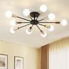 6/8/10 Head Vintage Industrial Edison LED Lights Barn Metal Flush Mount Ceiling Lights Home Decoration Lighting Lamp