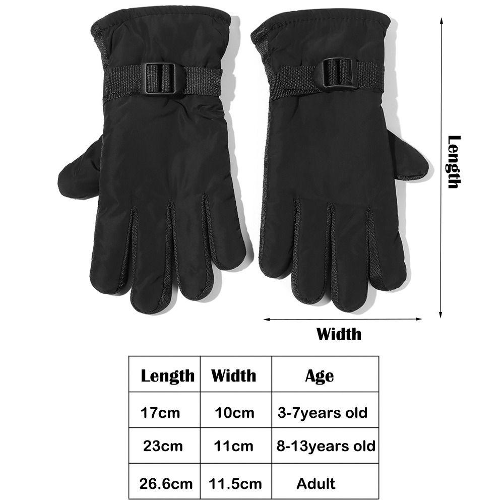 Windproof Kid Gloves Non-slip Adult Mitten Winter Must Mitten Children Kids