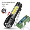 1PC Portable Rechargeable Zoom LED Flashlight XP-G Q5 Flash Light Torch Lantern 3 Lighting Modes Camping Light Mini Led Flashlight