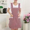 Fashion Breathable Washable Chef Apron Double Layer Anti-oil Kitchen Women Cleaning Apron Daily Use