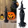 Witch Figurines Halloween Tabletop Decors Ghostly Charm Table Decors Resin Halloween Figures for Party Display