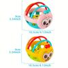 Baby Holding Bell Toy - Interactive Sensory Development Toy for Infants & Toddlers, Colorful Animal Design