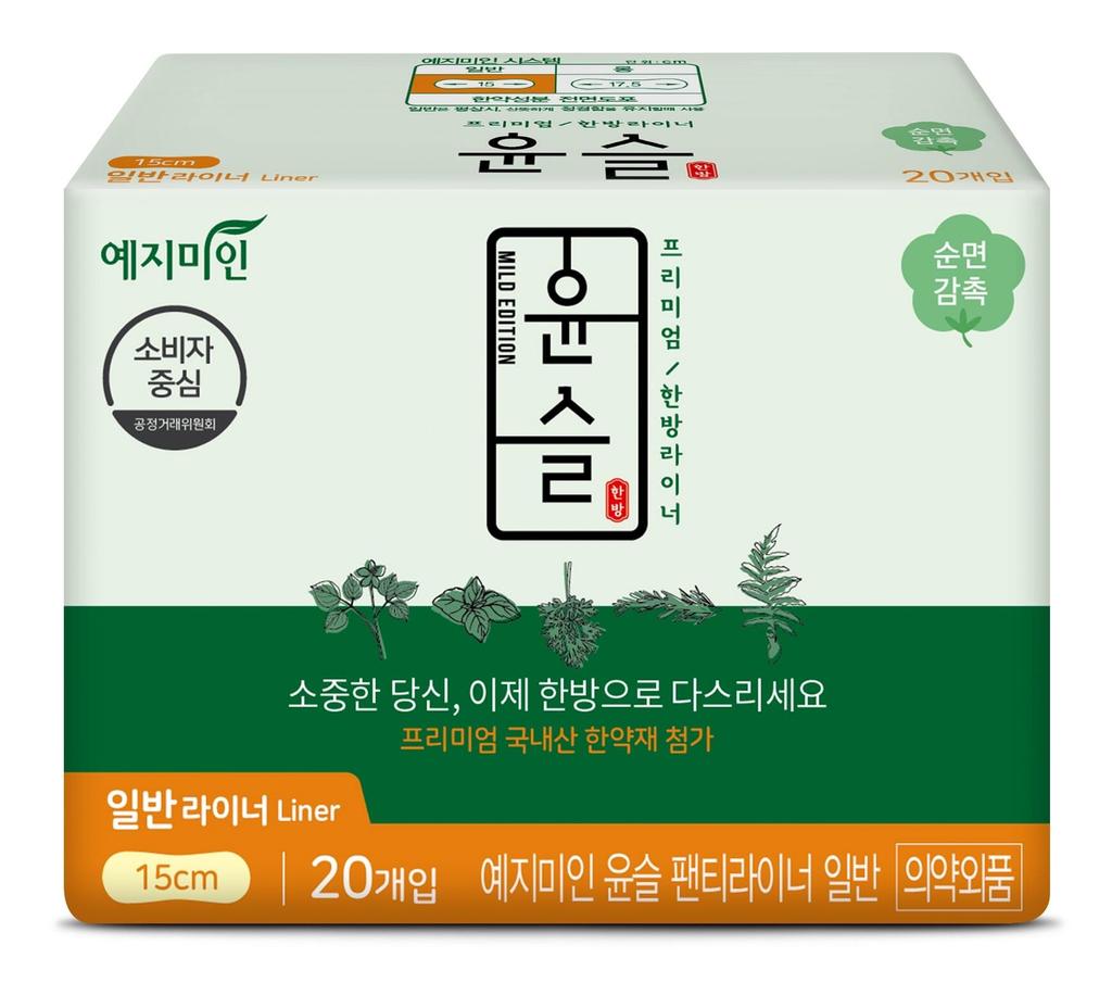 Yejimiin Yunseul Oriental Medicine Sanitary Pads 6 Types, Choose 1 (liner/small/medium/large)