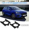 1 Pair H7 LED Car Headlight Adapter Bulb Base Adapters Socket Holders for Ford Focus MK2 Mondeo MK4 Auto Headlamp Mount Stand