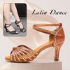 Fashion Latin Dance Shoes Satin Salsa Latin Dancing Shoes Women's Rhinestone Rumba Ballroom Dance Shoes Ballroom