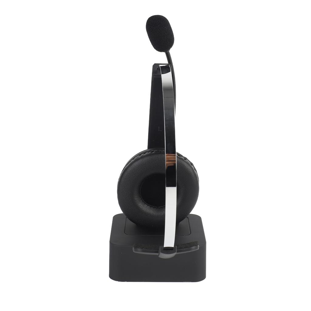 Single Ear Headset Lightweight Rotatable Microphone Rechargeable Bluetooth Headphones