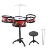Musical Instrument Bass Drum Set Percussion Portable Rock Jazz Drum Kit for Beginner