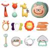 Bemixc Teething Rattle Set Case Perfect for Baby and Educational Toys for Boys and Girls Years Set, 20-Piece (Storage Included), Newborns, Showers, (0