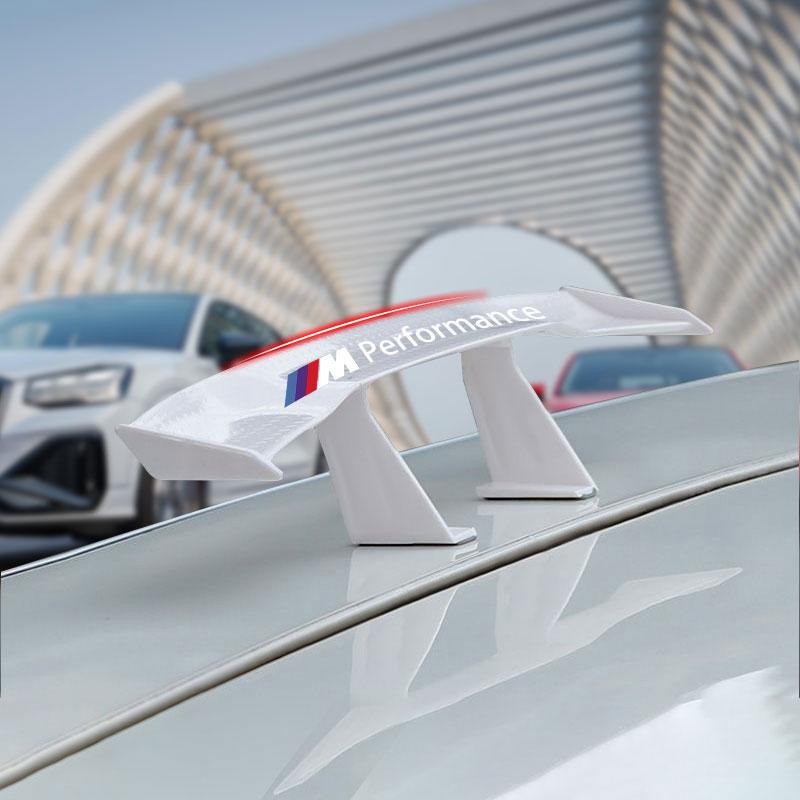 Car Rear Spoiler Mini Spoiler Wing Small Tail Emblem Sticker Decoration For BMW M E34 E36 E60 E90 E46 E70 F10 F20 F30 X5 X6 X1 M3 M5 M6 E71 F01 F02