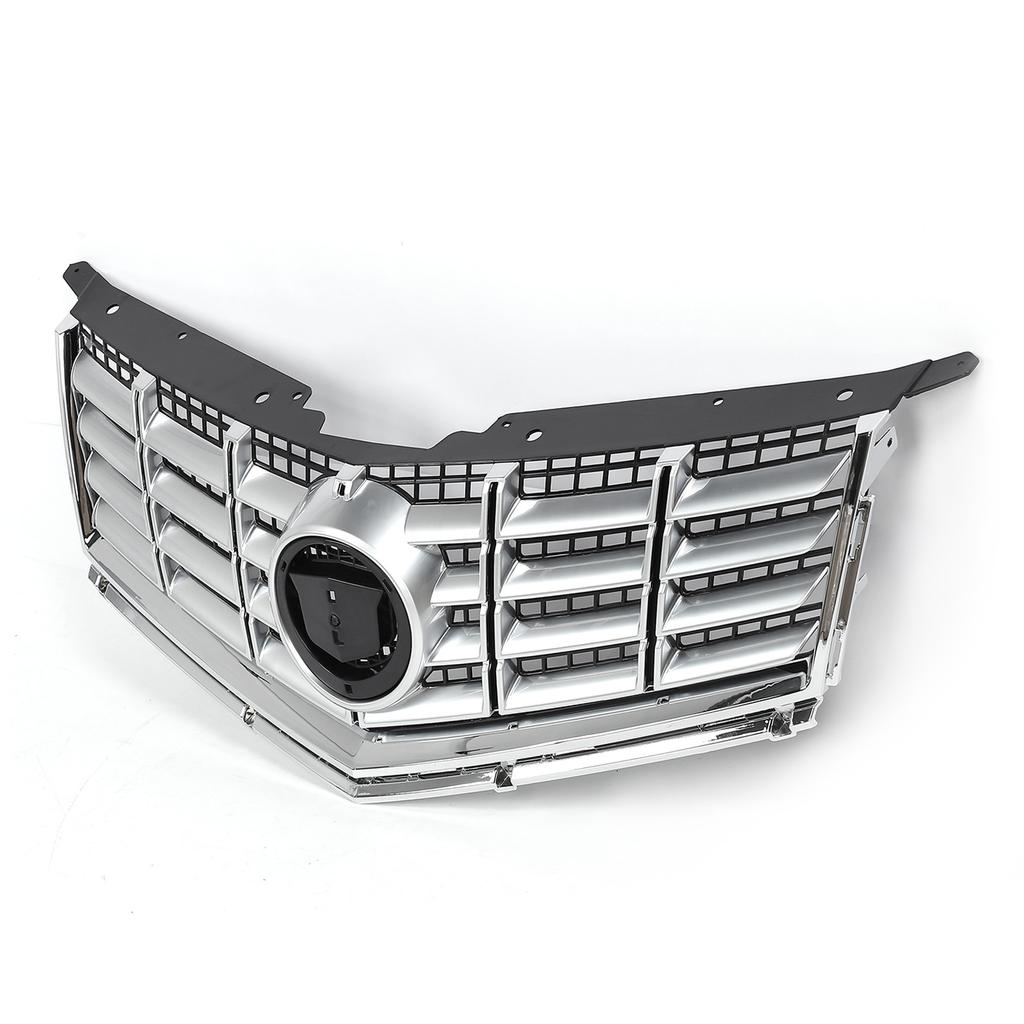 Front Bumper Upper Grille ABS Chrome Precise Fit Seamless Integration Long Durability 22738992 for Cars