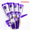 1/5/8pcs Scented Flower Soap Roses Wedding Favors Simulated Flower Mother's Day Single Stem Artificial Rose Valentine's Day