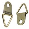 20Pc / Packaged Gold Brass Triangle Photo Frame Wall Hook Rings