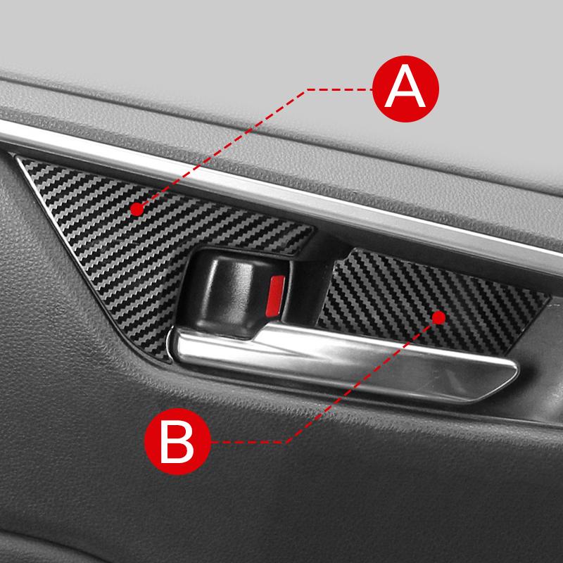 For Toyota RAV4 XA50 2019 2020 2021 2022 2025 2024 RAV 4 Hybrid Car Inner Door Handle Bowl Cover Trim Stickers Accessories