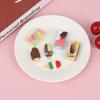 1Set 1:12 Dollhouse Mini Rainbow Ice Cream Chocolate W/Packaging Box Decor Toy