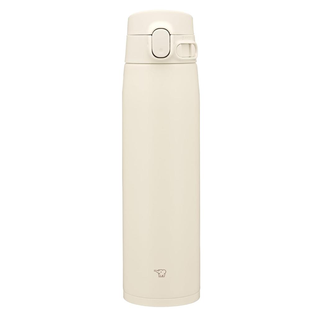 Кружка Zojirushi Mahobin из нержавеющей стали, бутылка для воды, большая емкость 720 мл, однокнопочный тип, бесшовная, только 3 точки обслуживания, песочно-бежевый SM-VB72-CM