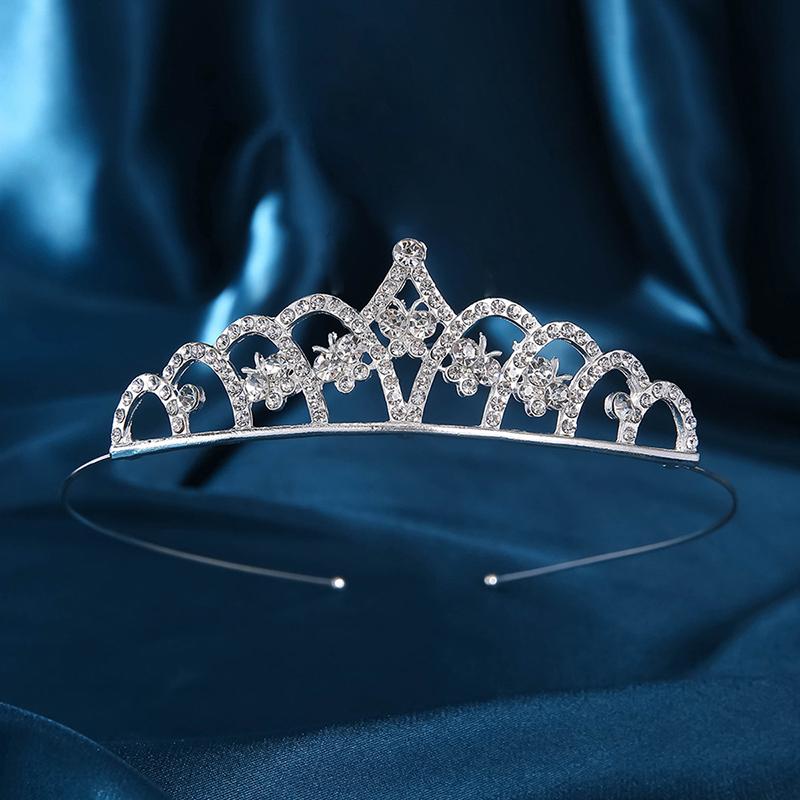 Women Sweet Wind Princess Tiara Birthday Party Crown For Performance Party Decorative Crown