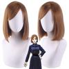 Anime Cosplay Jujutsu Kaisen Cosplay Nobara Kugisa Wig Jujutsu Kaisen Nobara Kugisaki Costume Wig with Free Wigcap