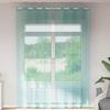 VidaXL Voile Curtains with Eyelets 2 Pcs Turquoise, Net Curtain, Sheer Curtain, Window Voile, Treatment of 4102147