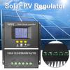 100A 80A 60A MPPT Solar Charge Controller 12V 24V 36V 48V Solar Panel Lead Acid/Lithium Battery Regulator Dual USB LCD Display