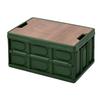 Storage Folding S Storage Case with Accessories Width 38 X Depth 26 X Height Easy To Khaki [Yamazen] Box, Size, Lid, Stacking, Clothes, Storage, 21cm,