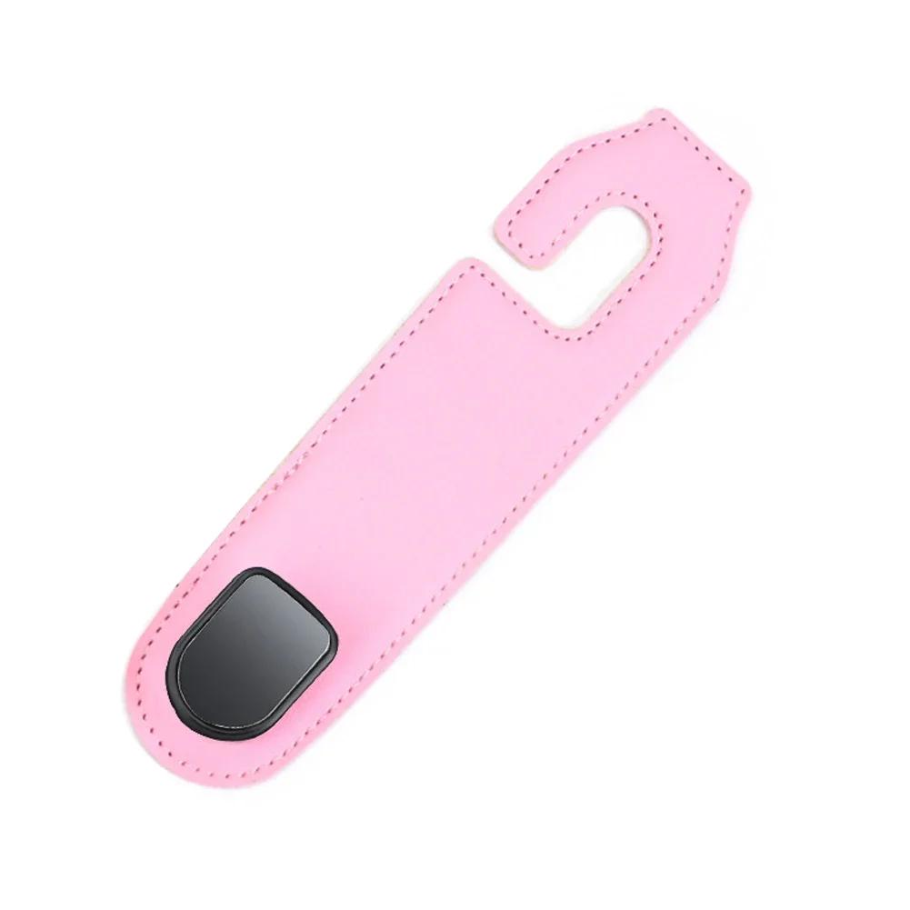 Car Hooks Tools Seat Judgets Leather Suede Auto Back Seat Headrest Hooks Storage Hanger Upgrade Automotive Interior Accessories