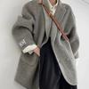New Korean Style Fashion Woolen Suit Jacket Autumn Winter