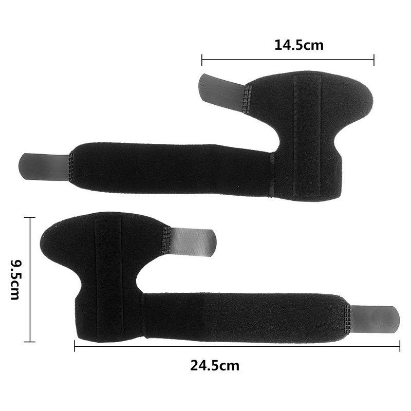 Set of 2 Finger Guards Thumb Fixation Splint Finger Bandage Joint Support Breathable Hand Support Adjustable
