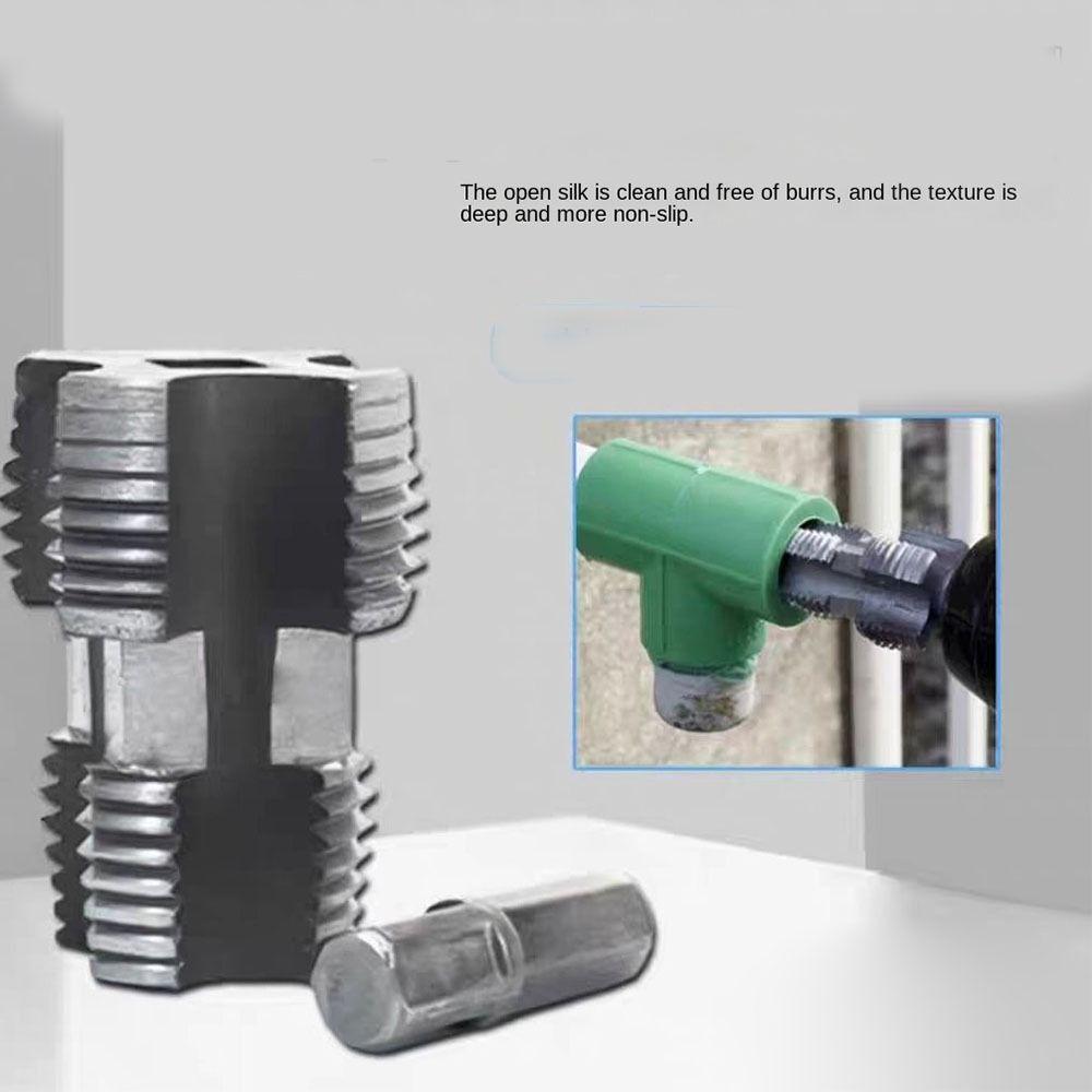 Резьба PPR водопроводная труба внутреннее отверстие сверло сантехнические трубы резьбонарезной станок кран насосы трубы