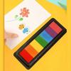 Kindergarten Creative Palm Finger Paint Ink Pad Diy Printing Station 7 Colours Kids Graffiti Finger Stamp Pad Stamp Drawing Toys